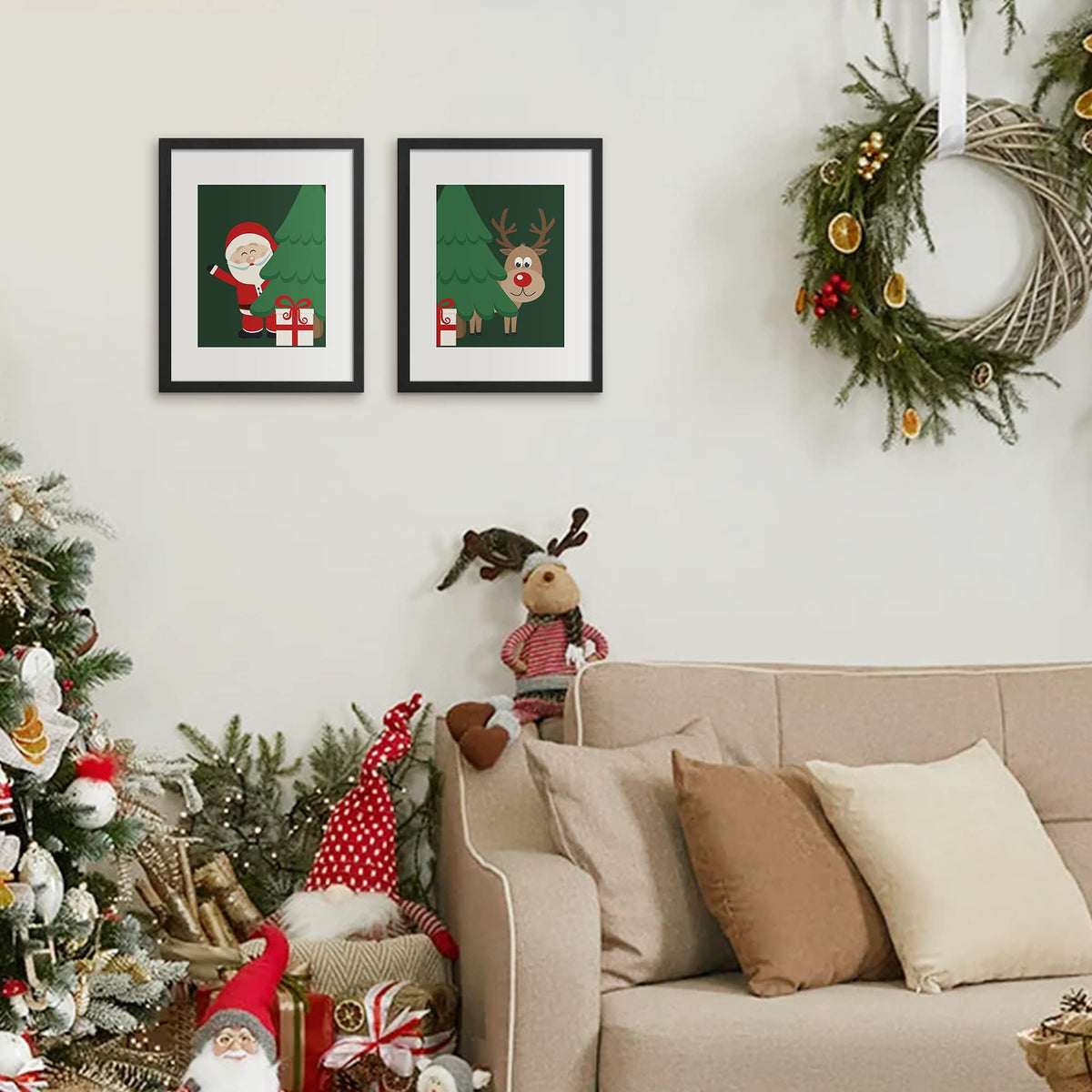 upsimples 5-Pack 11×14-Inch Black Picture Frames