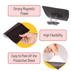 Mr. Pen- Adhesive Magnetic Sheets, 4" x 6", 10 Pack, with Adhesive Backing, Flexible Picture Magnets, Cuttable Magnetic Sheets.