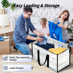 8-Pack Heavy-Duty Moving & Storage Bags — Clear