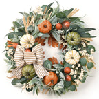 22'' Fall Wreaths for Front Door, Fall Decorations for Home Autumn Wreath