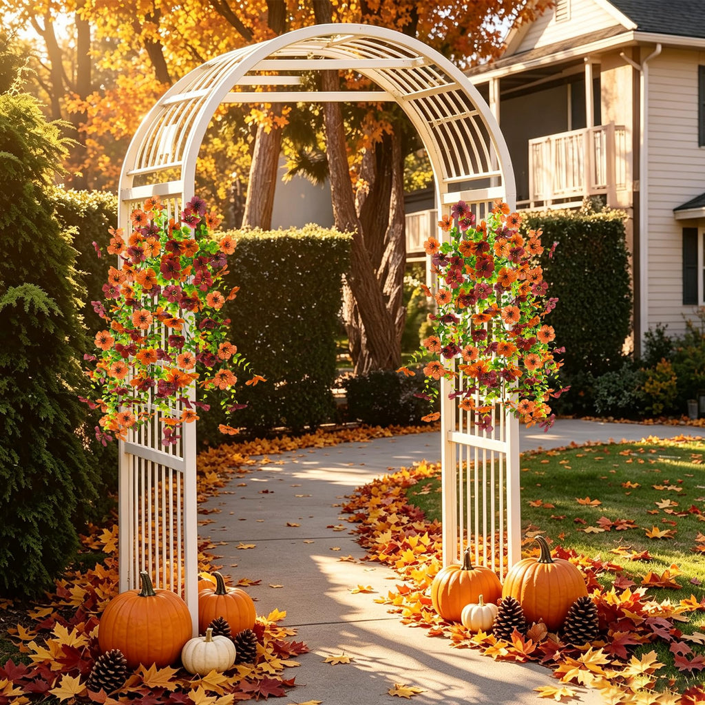 ZFProcess Artificial Fall Fake Flowers for Outdoor Fall Decoration