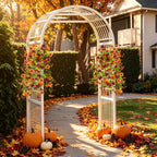 ZFProcess Artificial Fall Fake Flowers for Outdoor Fall Decoration