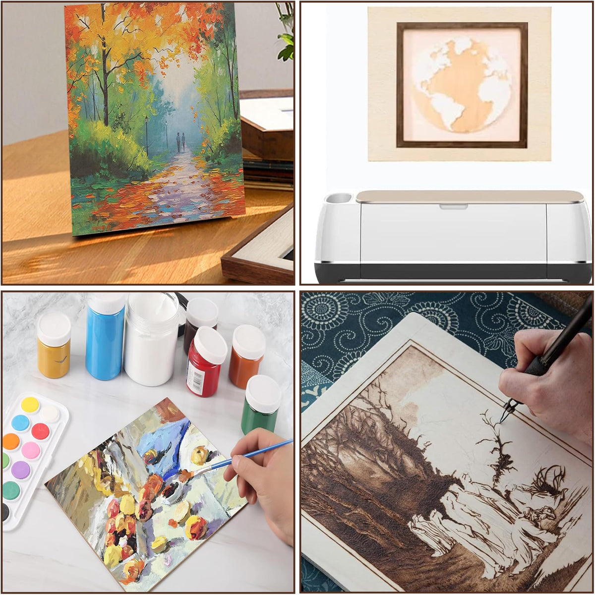 Unfinished Wood Pieces,25Pcs Basswood Sheets 1/16,Thin Plywood Wood Sheets for Crafts,Perfect for DIY Projects, Painting, Drawing, Laser, Wood Engraving, Wood Burning and CNC Cutting(150x100x1.5mm)