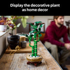 LEGO Botanicals Lucky Bamboo Building Set - Artificial Plant for Indoor Home Décor, Adults Ages 18+ - Fake Plant Decoration for Table, Desk, Office - Gift for Graduation - 10344