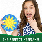 Creative Roots Mosaic Turtle, Hedgehog, & Sun Stepping Stone, Includes 3-Pack 7-Inch Ceramic Stepping Stone & 6 Vibrant Paints, Paint Your Own & DIY Stepping Stone for Kids Ages 8+