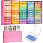 Maxuni 50-Piece Diamond Painting Storage Tray Set