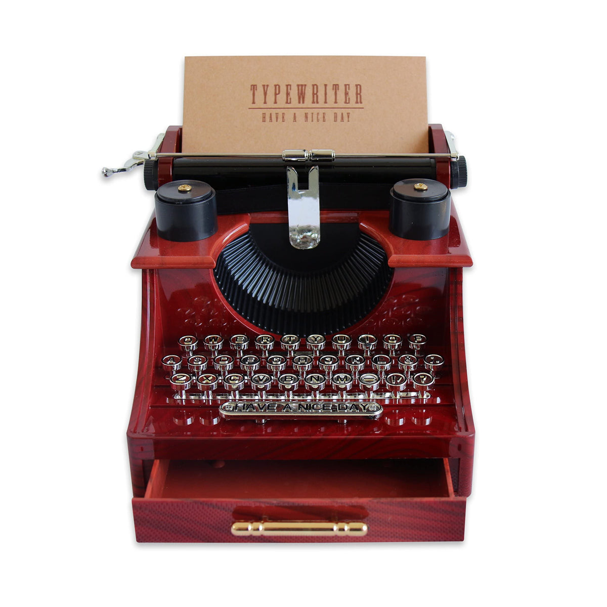 Alytimes Vintage Typewriter Music Box for Home/Office/Study Room Décor Decoration