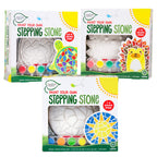 Creative Roots Mosaic Turtle, Hedgehog, & Sun Stepping Stone, Includes 3-Pack 7-Inch Ceramic Stepping Stone & 6 Vibrant Paints, Paint Your Own & DIY Stepping Stone for Kids Ages 8+