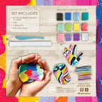 Hapinest Make Your Own Clay Handprint Bowl Kit for Kids, Arts and Crafts for Boys & Girls Ages 6 Years and Up