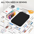 Sewing Kit Gifts for Grandma, Mom, Adults, Kids, Beginner, Home Traveler, Emergency, Professional Sewing Supplies with Tailor Scissors, 38XL Thread, Soft Tape Measure, Sewing Needles etc