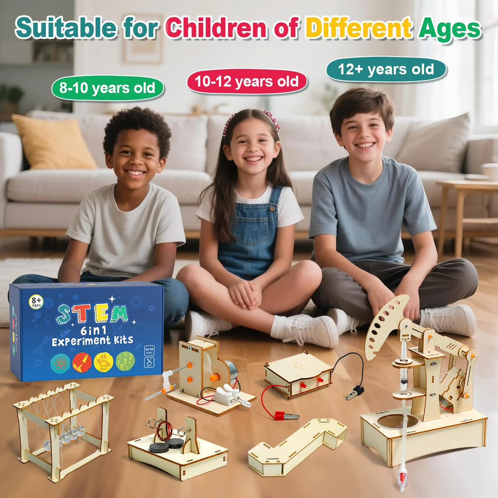 Wooden STEM Science & Craft Kit for Kids Ages 8–12