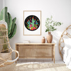 Louise Maelys Cactus Embroidery Kits for Beginners, DIY Cross Stitch Starter Craft Kits for Adults Including Embroidery Cloth with Pattern, Hoop, Needles Instruction and Threads