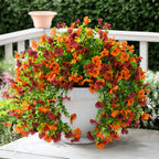 ZFProcess Artificial Fall Fake Flowers for Outdoor Fall Decoration