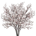 Babys Breath Artificial Flowers 6 Bundles White Fake Silk Flowers Faux Gypsophila Bouquets Real Touch Fake Flowers Bulk for Home Decor DIY Wedding Party Table Centerpieces Decor