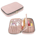 Yarwo Carrying Case Compatible with Cricut Tools Set, Accessories Organizer Bag for Craft Pens and Basic Tools, Dusty Rose (PATENTED DESIGN)