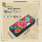 Leatrice Flower Diamond Art Kits for Adults Small Diamond Painting Kits Diamond Dots Gem Art Painting DIY Eyeglasses Case with Special Shaped Rhinestone for Beginner Women