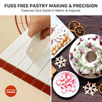 26x16 Inch Extra Thick Silicone Baking Mat with Measurements, Non-slip and Reusable - For Cookies, Bread, Pastry