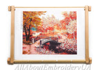 Needlepoint Embroidery Tapestry Scroll Frame Made of Organic Beech, Wooden Cross Stitch Frame, Needlepoint Holder, Stitching Frame (15.7" х 22")