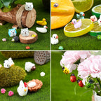 100 Pcs Mini Ocean Resin Animals Miniature Ocean Animals Tiny Figurine Tiny Resin Trinkets Marine Aquarium Ornaments Dollhouse Decorations for DIY Tank Potted Garden Landscape Accessory(Stylish Style)