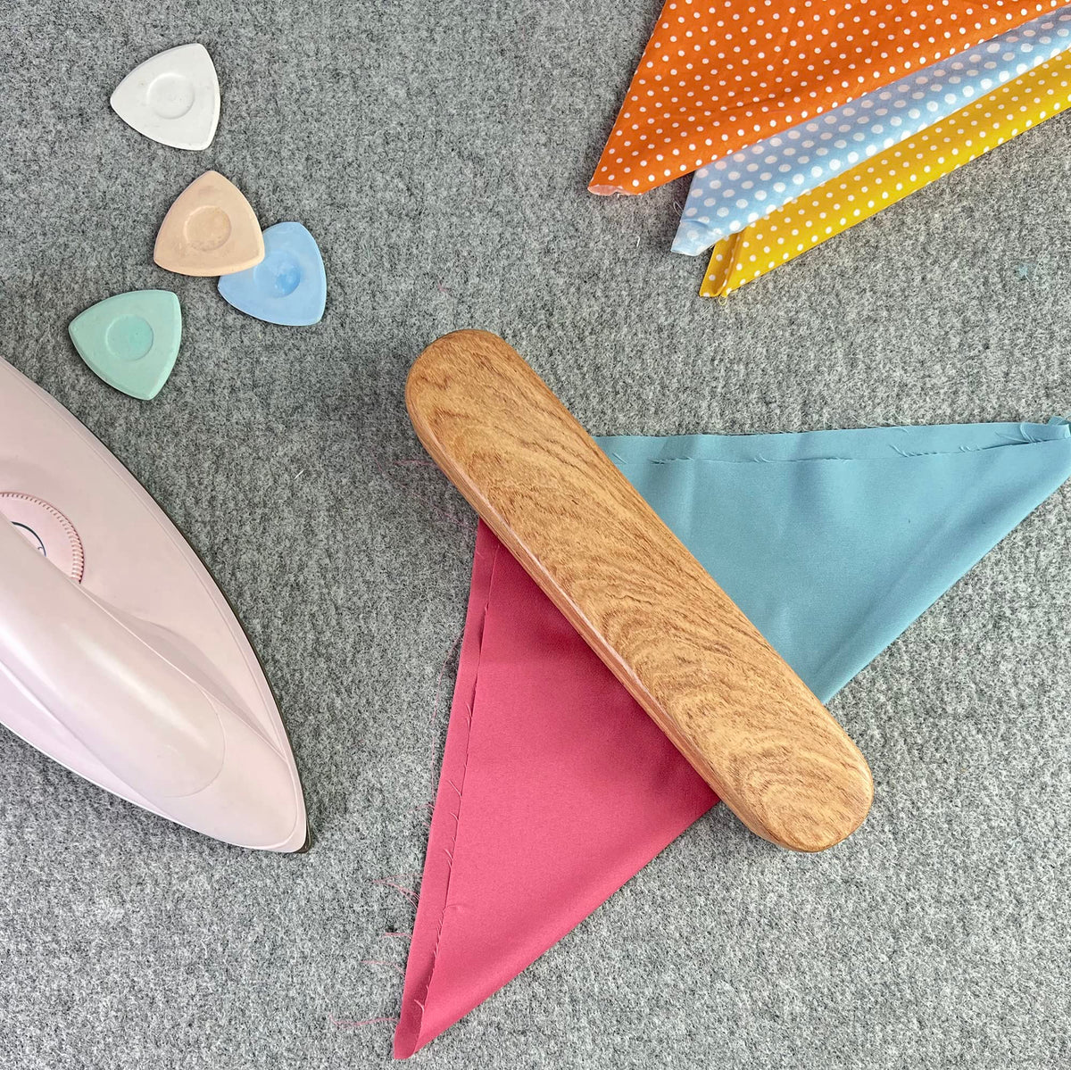 Savina Tailors Clapper for Quilting, Hard Wood Professional Multipurpose Durable for Seam Ironing, Flattening Tool. Great for Setting Fabric Folds, Accenting, Clothing Wrinkle Sewing.